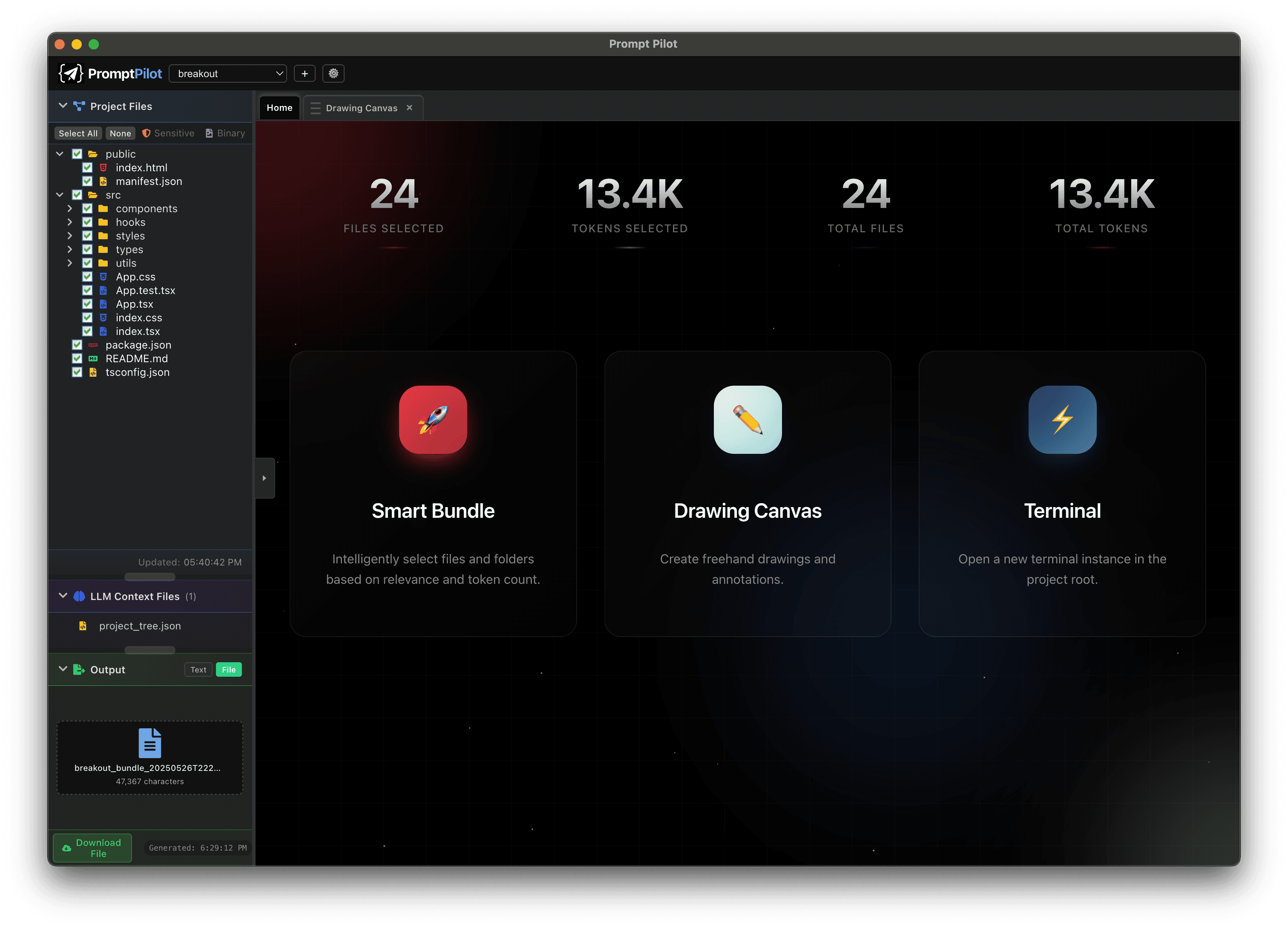 PromptPilot Interface